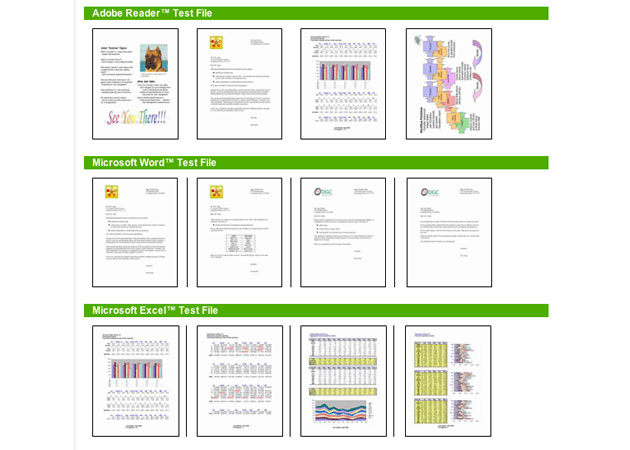 velocidad de impresión ISO 24734