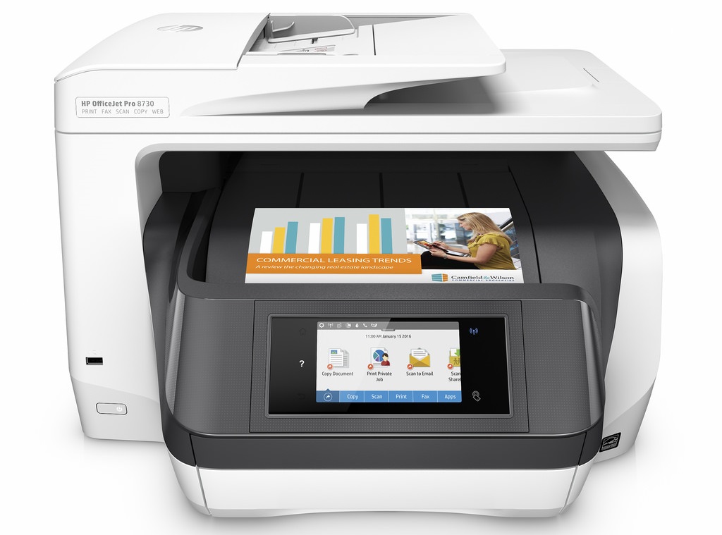 Hp officejet pro 8730 замена картриджа