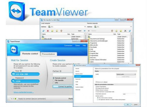 teamviewer wake on lan windows 7