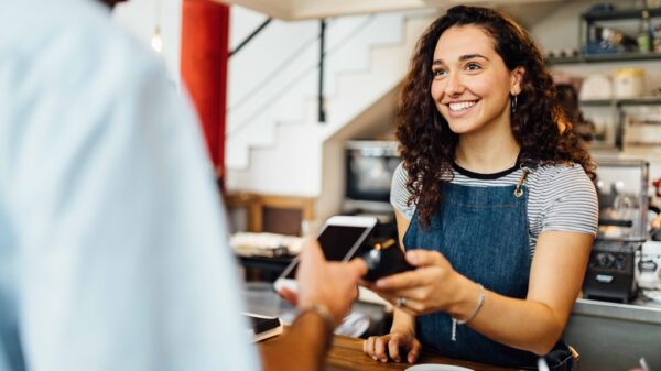 Contactless Payment in Coffee shop